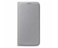Etui FlipWallet Flat do Samsung Galaxy S6 srebrne - 229387 - zdjęcie 1
